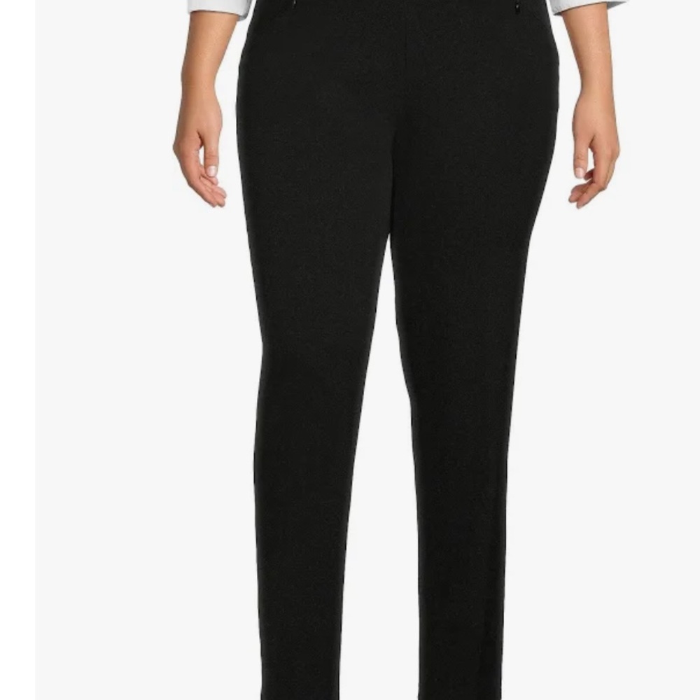 Investments 2 women’s pull on straight leg slacks size 18 w